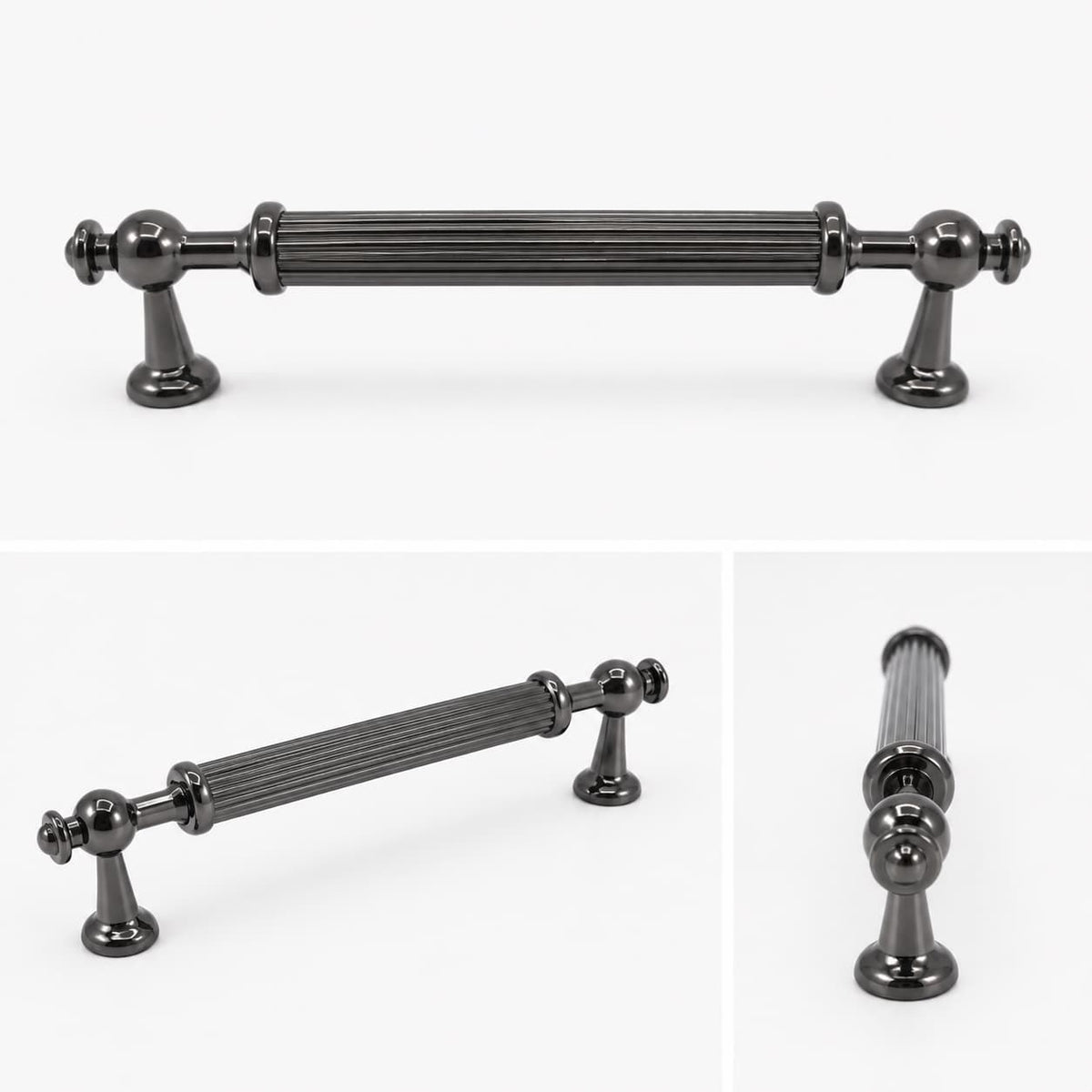 Nesil Füme Kulp 128 mm | Dekoratif Mobilya Dolap Kulpu