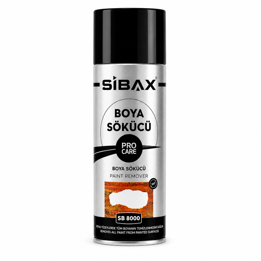 Sibax Boya Sökücü Sprey 400 ML SB8000 | Güçlü Boya Çıkarıcı